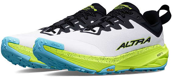 Кроссовки мужские Altra Experience Wild 3+ White/Lime - Фото 2 большая