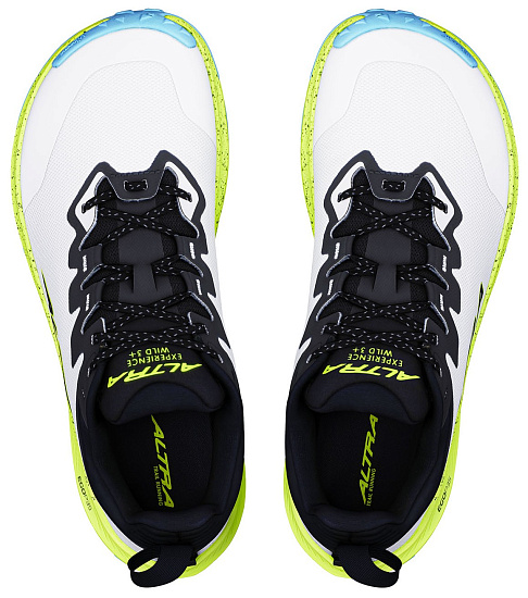 Кроссовки мужские Altra Experience Wild 3+ White/Lime - Фото 4 большая