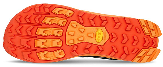 Кроссовки мужские Altra Lone Peak 9+ Black/Orange - Фото 3 большая