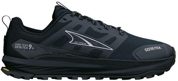 Кроссовки мужские Altra Lone Peak 9+ Gtx Black/Black - Фото 1 большая