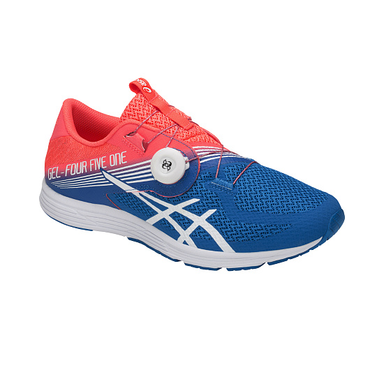 Кроссовки мужские ASICS GEL-451 Flash Coral/White/Directoire Blue - Фото 3 большая