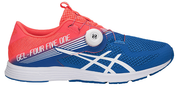 Кроссовки мужские ASICS GEL-451 Flash Coral/White/Directoire Blue - Фото 1 большая