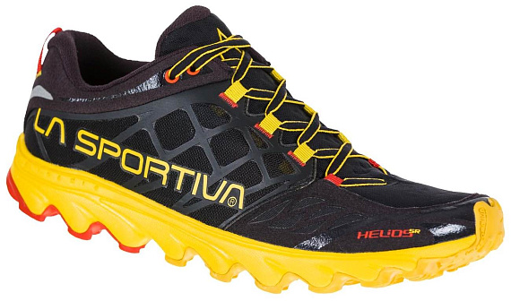 Кроссовки La Sportiva Helios Sr Black/Yellow - Фото 1 большая