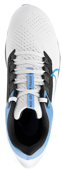 Кроссовки мужские Nike Air Zoom Pegasus 38 Pure Platinum/Photo Blue-Black - Фото 2 большая