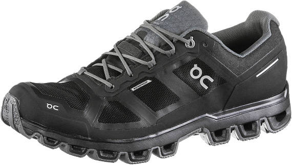 Кроссовки мужские On Cloudventure Waterproof Black/Graphit - Фото 7 большая