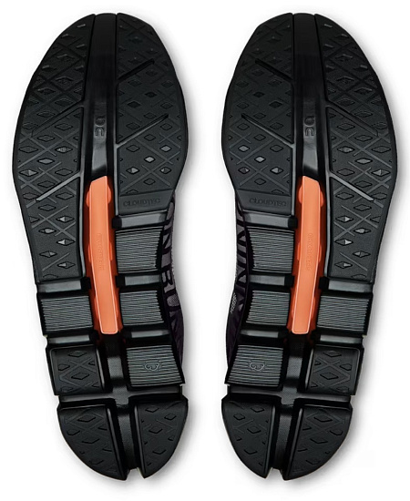 Кроссовки мужские On Cloudflow 5 Black/Black - Фото 3 большая