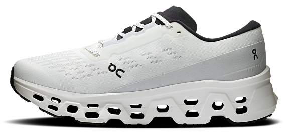 Кроссовки мужские On Cloudmonster 3 White/White - Фото 4 большая