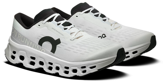 Кроссовки мужские On Cloudmonster 3 White/White - Фото 6 большая
