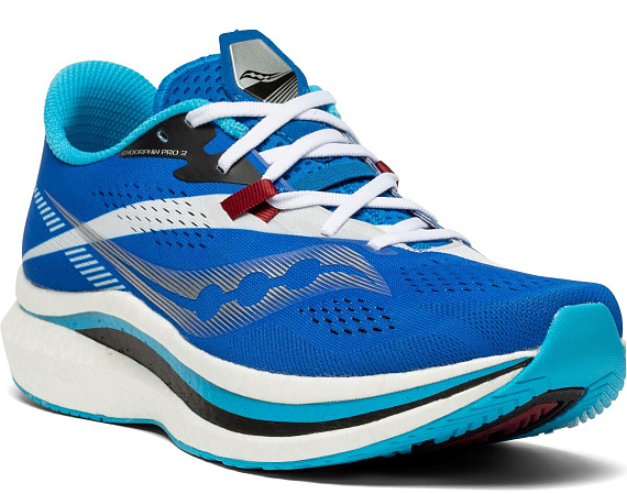Кроссовки мужские Saucony Endorphin Pro 2 Royal White - Фото 5 большая