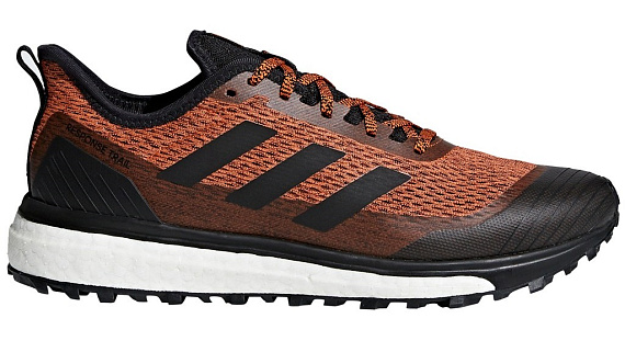 Кроссовки мужские Adidas Response Trail Black/Orange - Фото 1 большая