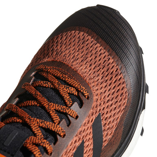 Кроссовки мужские Adidas Response Trail Black/Orange - Фото 3 большая