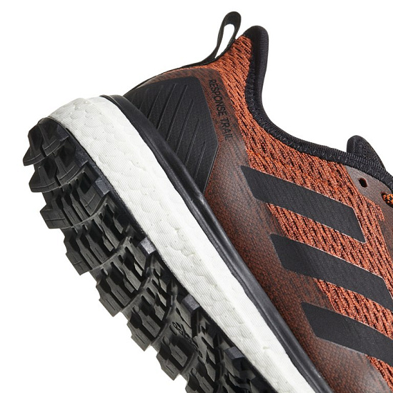 Кроссовки мужские Adidas Response Trail Black/Orange - Фото 4 большая