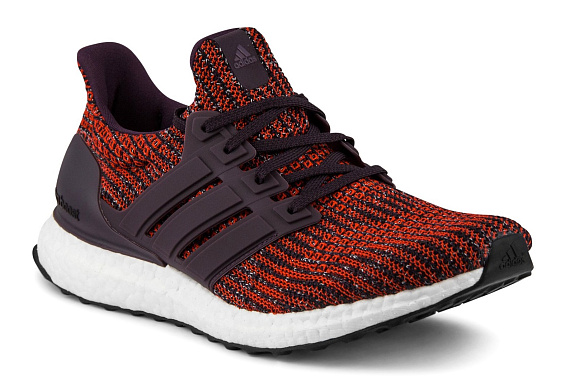 Кроссовки мужские Adidas Ultra Boost 4.0 Deep Burgundy - Фото 2 большая