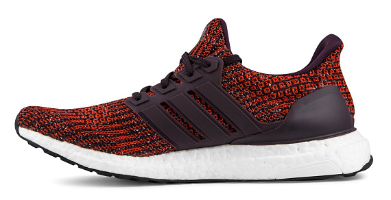 Кроссовки мужские Adidas Ultra Boost 4.0 Deep Burgundy - Фото 3 большая