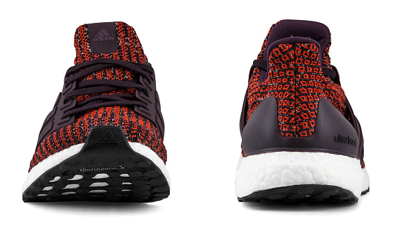 Кроссовки мужские Adidas Ultra Boost 4.0 Deep Burgundy - Фото 4 большая