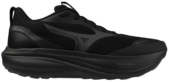 Кроссовки мужские Mizuno Wave Rider Gtx 4 Black/Black Sand - Фото 1 большая