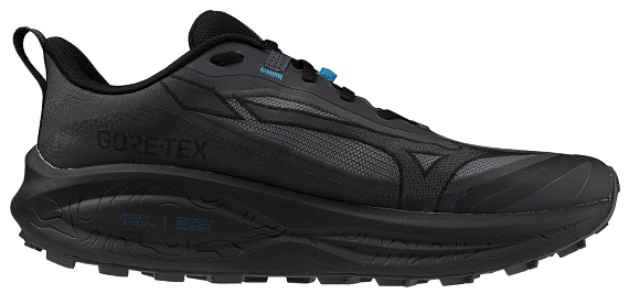 Кроссовки мужские Mizuno Neo Daichi 10 Gtx Black Oyster/Black/Blue Jewel - Фото 4 большая