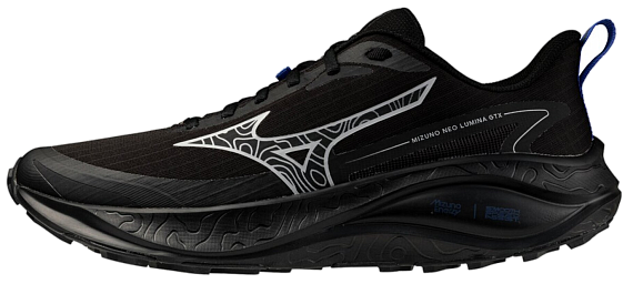 Кроссовки мужские Mizuno Neo Lumina Gtx Black/Harbor Mist/Black - Фото 2 большая