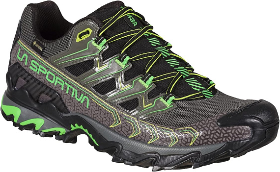 Кроссовки мужские La Sportiva Ultra Raptor II Gtx Metal/Flash Green - Фото 2 большая