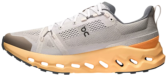 Кроссовки мужские On Cloudsurfer Trail Silver/Blonde - Фото 4 большая