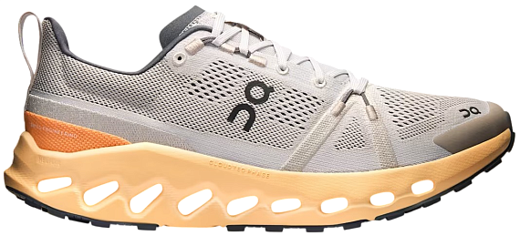 Кроссовки мужские On Cloudsurfer Trail Silver/Blonde - Фото 1 большая
