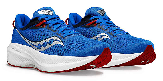 Кроссовки мужские Saucony Triumph 21 Cobalt/Silver - Фото 2 большая