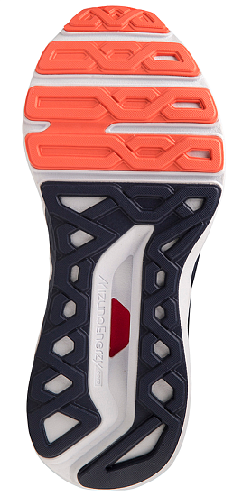 Кроссовки мужские Mizuno Wave Horizon 6 SurfWeb/Silver/NeonFlame - Фото 5 большая