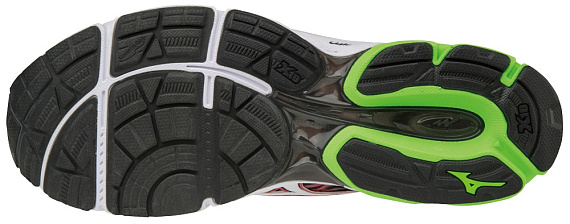 Кроссовки мужские Mizuno Wave Catalyst 2 Formula One/White/Black - Фото 2 большая