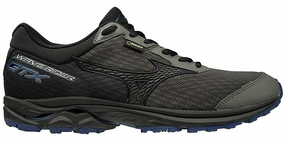 Кроссовки мужские Mizuno Wave Rider GTX Gunmetal/Black - Фото 1 большая
