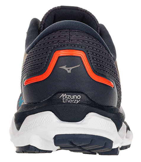 Кроссовки мужские Mizuno Wave Horizon 5 чернильн/зол/син - Фото 3 большая