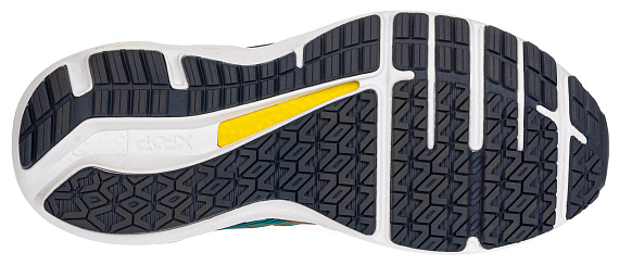 Кроссовки мужские Mizuno Wave Horizon 5 чернильн/зол/син - Фото 4 большая