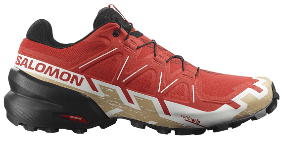Кроссовки мужские Salomon Speedcross 6 Fird/Black/Safari - Фото 2 большая