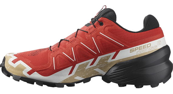 Кроссовки мужские Salomon Speedcross 6 Fird/Black/Safari - Фото 3 большая
