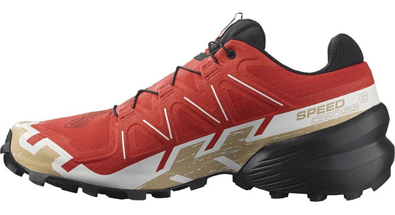 Кроссовки мужские Salomon Speedcross 6 Fird/Black/Safari - Фото 5 большая