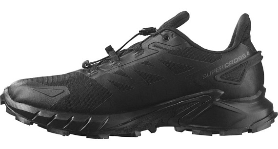 Кроссовки мужские Salomon Supercross 4 Gtx Black/Black/Black - Фото 7 большая