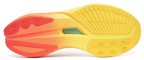 Кроссовки мужские Saucony Endorphin Speed 5 Ivory/Fire - Фото 2 большая