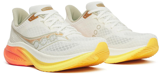 Кроссовки мужские Saucony Endorphin Speed 5 Ivory/Fire - Фото 6 большая