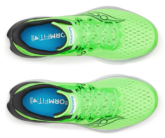 Кроссовки мужские Saucony Kinvara 16 Slime/Black - Фото 3 большая