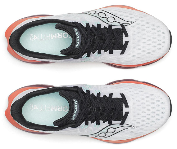 Кроссовки мужские Saucony Kinvara 16 White/Crimson - Фото 3 большая