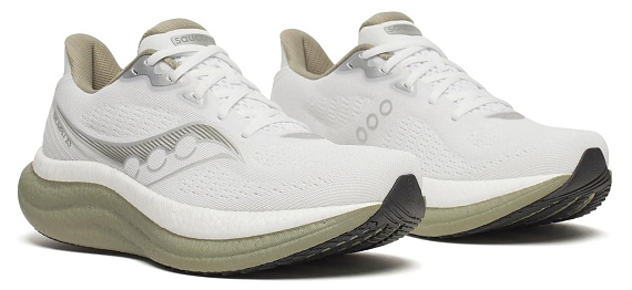 Кроссовки мужские Saucony Triumph 23 White/Laurel - Фото 6 большая
