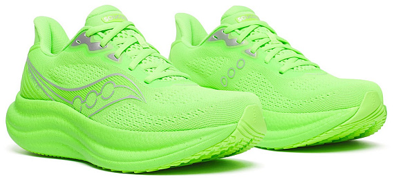 Кроссовки мужские Saucony Triumph 23 Slime/Silver - Фото 3 большая