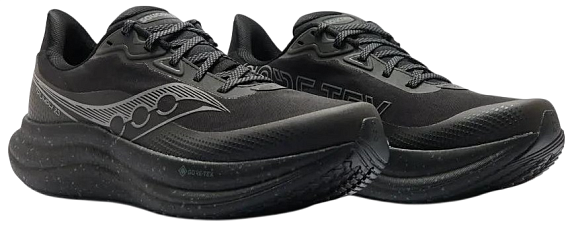Кроссовки мужские Saucony Triumph 23 Gtx Triple Black - Фото 3 большая