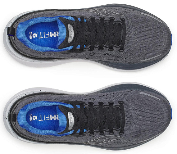 Кроссовки мужские Saucony Hurricane 25 Shadow/Black - Фото 3 большая
