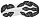 Кроссовки мужские Saucony Hurricane 25 Black/White - Фото 6 малая