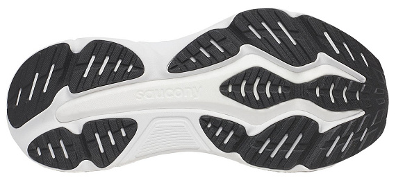 Кроссовки мужские Saucony Hurricane 25 Black/White - Фото 6 большая