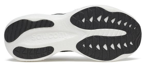 Кроссовки мужские Saucony Ride 19 Black/Silver - Фото 2 большая