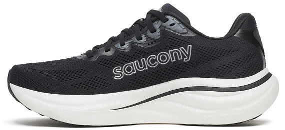 Кроссовки мужские Saucony Ride 19 Black/Silver - Фото 5 большая