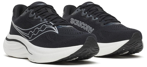 Кроссовки мужские Saucony Ride 19 Black/Silver - Фото 6 большая