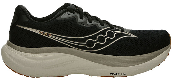 Кроссовки мужские Saucony Ride 19 Black/Pewter - Фото 1 большая