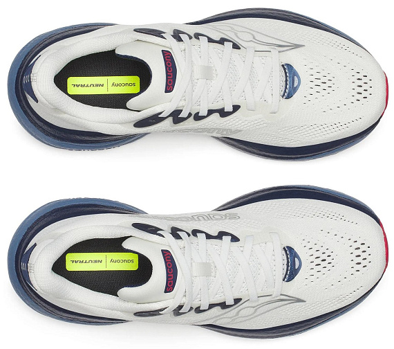 Кроссовки мужские Saucony Ride 19 Ivory/Storm - Фото 3 большая